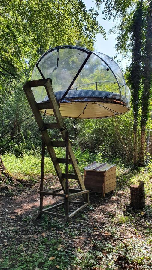 Les Bulles De La Maison Du Rocher Noisy-sur-Ecole Luaran gambar